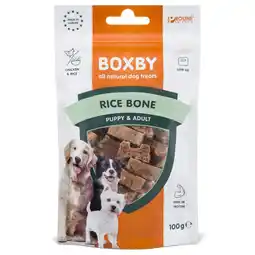 Pets Place Boxby Rice Bone - Hondensnacks - Beender Rijst 100 g aanbieding