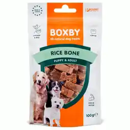 Pets Place Boxby Rice Bone - Hondensnacks - Beender Rijst 100 g aanbieding