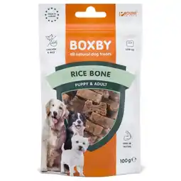 Pets Place Boxby Rice Bone - Hondensnacks - Beender Rijst 100 g aanbieding