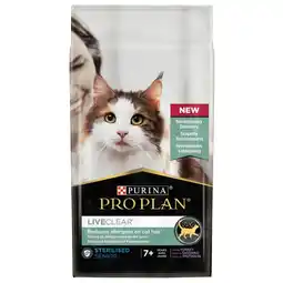Pets Place Pro Plan Cat Liveclear Sterilised Senior - Kattenvoer - Kalkoen 1.4 kg aanbieding