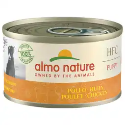 Pets Place Almo Nature Blikje Hfc Puppy - Hondenvoer - Kip 95 g aanbieding