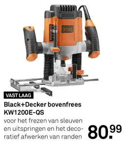 Karwei Black+Decker bovenfrees KW1200E-QS aanbieding