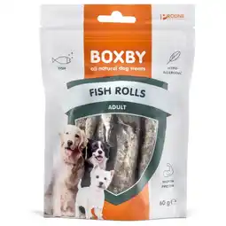 Pets Place Boxby Fish Rolls - Hondensnacks - Vis 60 g aanbieding