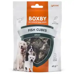 Pets Place Boxby Fish Cubes - Hondensnacks - Vis 60 g aanbieding