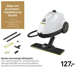 Karwei Kärcher stoomreiniger SC2 EasyFix aanbieding