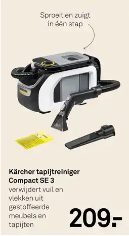 Karwei Kärcher tapijtreiniger Compact SE 3 aanbieding