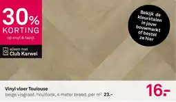 Karwei Vinyl vloer Toulouse aanbieding