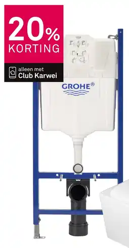 Karwei Grohe inbouwreservoir Solido aanbieding