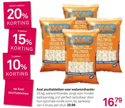 Karwei Axal zouttabletten voor waterontharder aanbieding
