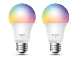 MediaMarkt Tapo L530e 2 Stuks Slimme Ledlamp Wit aanbieding