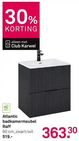 Karwei Atlantic badkamermeubel Raff aanbieding