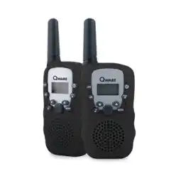 MediaMarkt Qware Set Qw Snd-wt335bl Walkie Talkie Zwart aanbieding