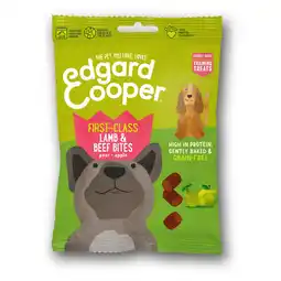 Pets Place Edgard&Cooper Lamb & Beef Bites - Hondensnacks - Lam Rund Fruit 50 g aanbieding