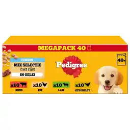 Pets Place Pedigree Mixed Junior Chunks In Jelly - Hondenvoer - 40x100 g aanbieding