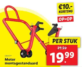 Lidl Motor montagestandaard aanbieding