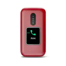 MediaMarkt Doro 2880 - 4g Eenvoudige Klaptelefoon Rood-wit 17 Mb Rood aanbieding