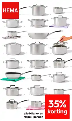 HEMA Milano en Napoli-pannen aanbieding