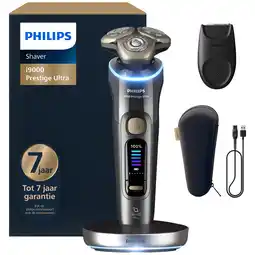 MediaMarkt Philips Shaver I9000 Prestige Ultra Wet&dry Xp9402/11 Scheerapparaat Grijs aanbieding