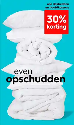 HEMA Alle dekbedden en hoofdkussens aanbieding