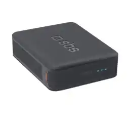 MediaMarkt Sbs Mobile 1xusb-a & 1xusb-c 10000mah 20w Compact Powerbank Zwart aanbieding