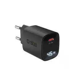 MediaMarkt Sbs Mobile Wall Charger Usb-c 45w Lcd Thuislader aanbieding