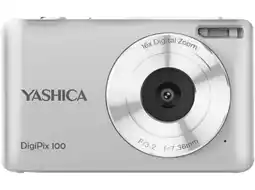 MediaMarkt Yashica Digipix 100 Compactcamera Zilver aanbieding