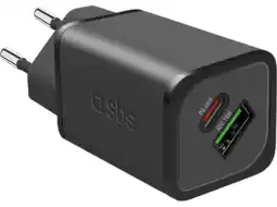 MediaMarkt Sbs Mobile Wall Charger Usb-c 65w & Usb-a 18w Thuislader aanbieding