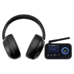 MediaMarkt Mixx Streamq Tv Headphones + Streamport - Black Hoofdtelefoon Zwart aanbieding