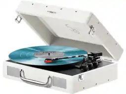 MediaMarkt Mixx Revival 55 Stereo Vinyl Record Player Deck Cream Platenspeler Crème aanbieding