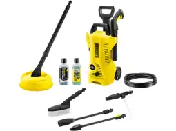 MediaMarkt Karcher K 2 Power Control Car - Geschikt Voor 20 M² 1400 W 110 Bar Hogedrukreiniger Geel aanbieding