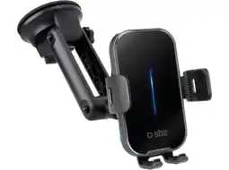 MediaMarkt Sbs Mobile Autclose Carholder/charger Suction Cup 15w Telefoonhouder aanbieding