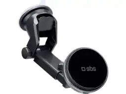 MediaMarkt Sbs Mobile Telescopic Carholder/charger Suction Cup Magsafe 15w Telefoonhouder aanbieding