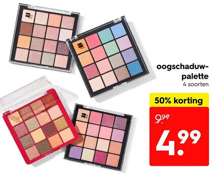 HEMA Oogschaduw palette aanbieding