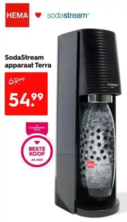 HEMA SodaStream apparaat Terra aanbieding