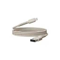 MediaMarkt Fresh 'n Rebel Flexwave Silicone Braided Usb-a Naar Lightning Usb-kabel 2 M Silky Sand aanbieding