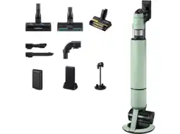 MediaMarkt Samsung Bespoke Ai Jet Ultra Steelstofzuiger Vs90f40dem Incl. Kruimelzuiger Mint Groen aanbieding