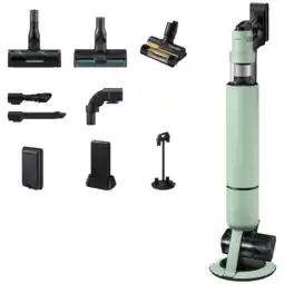 MediaMarkt Samsung Bespoke Ai Jet Ultra Steelstofzuiger Vs90f40dem Incl. Kruimelzuiger Mint Groen aanbieding