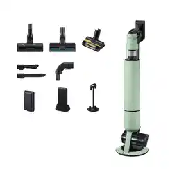 MediaMarkt Samsung Bespoke Ai Jet Ultra Steelstofzuiger Vs90f40dem Incl. Kruimelzuiger Mint Groen aanbieding