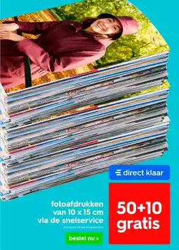 HEMA Fotoafdrukken via de snelservice aanbieding