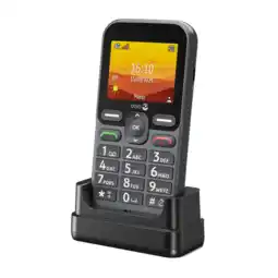 MediaMarkt Doro Leva L10 4g Senior Barphone Met Sos Button - 17 Mb Zwart aanbieding