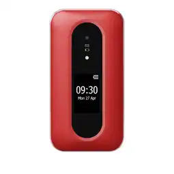 MediaMarkt Doro Leva L30 4g Senior Flip Phone Met Sos Button - 17 Mb Rood aanbieding