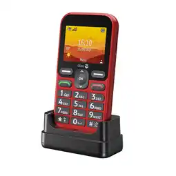 MediaMarkt Doro Leva L10 4g Senior Barphone Met Sos Button - 17 Mb Rood aanbieding