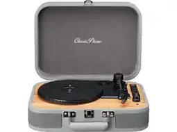 MediaMarkt Lenco Classic Phono Tt-116gy Platenspeler Grijs aanbieding
