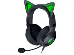 MediaMarkt Razer Kraken V2 Kitty Edition Gaming Headset Zwart aanbieding