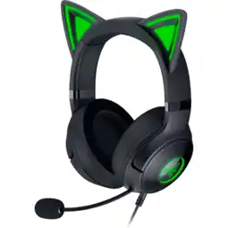 MediaMarkt Razer Kraken V2 Kitty Edition Gaming Headset Zwart aanbieding