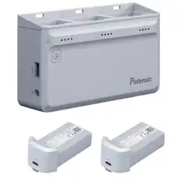 MediaMarkt Potensic Atom Charging Hub - 2 Batteries (eu) Accu aanbieding