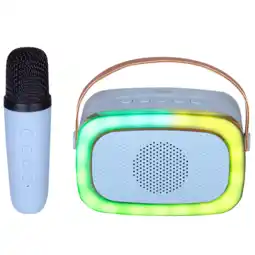 MediaMarkt Trevi Xr8a01 Blauw Mini Karaoke Speaker aanbieding
