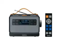 MediaMarkt Lenco Dab+ Fm Radio With Bt Rech. Battery Pdr-065bk Zwart aanbieding