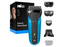 MediaMarkt Braun 310bt Scheerapparaat Blauw aanbieding