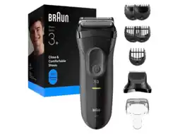 MediaMarkt Braun 3000bt Scheerapparaat Zwart aanbieding